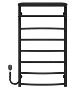 Электрический полотенцесушитель Deffi Отель П8 500х900 левое подключение черный C.OD.90.50.8.E.B.L.5