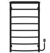 Электрический полотенцесушитель Deffi Отель П8 500х900 правое подключение черный C.OD.90.50.8.E.B.R.5