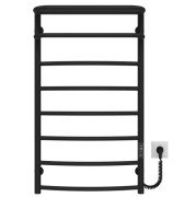 Електрична сушарка для рушників Deffi Готель П8 500х900 праве підключення JD03 чорний C.OD.90.50.8.E.B.R.1