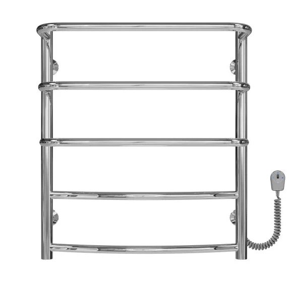 Електрична сушарка для рушників Deffi Каскад Дуга П5 400х600 праве підключення хром C.KD.60.40.5.E.C.R.5