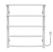 Электрический полотенцесушитель Deffi Каскад Дуга П5 400х600 правое подключение белый C.KD.60.40.5.E.W.R.5
