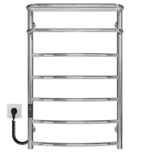 Электрический полотенцесушитель Deffi Отель П7 500х800 левое подключение JD03 хром C.OD.80.50.7.E.C.L.1