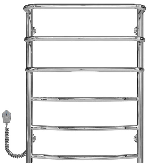 Электрический полотенцесушитель Deffi Каскад Дуга П6 500х700 левое подключение хром C.KD.70.50.6.E.C.L.5