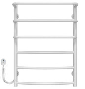 Электрический полотенцесушитель Deffi Каскад Дуга П6 500х700 левое подключение белый C.KD.70.50.6.E.W.L.5