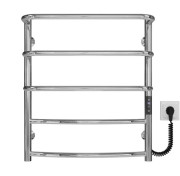 Электрический полотенцесушитель Deffi Каскад Дуга П5 400х600 правое подключение JD03 хром C.KD.60.40.5.E.C.R.1