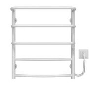 Електрична сушарка для рушників Deffi Каскад Дуга П5 500х600 праве підключення WD03 білий C.KD.60.50.5.E.W.R.3