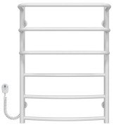 Электрический полотенцесушитель Deffi Каскад Дуга П6 500х700 левое подключение белый C.KD.70.50.6.E.W.L.5
