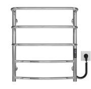 Електрична сушарка для рушників Deffi Каскад Дуга П5 400х600 праве підключення JD03 хром C.KD.60.40.5.E.C.R.1