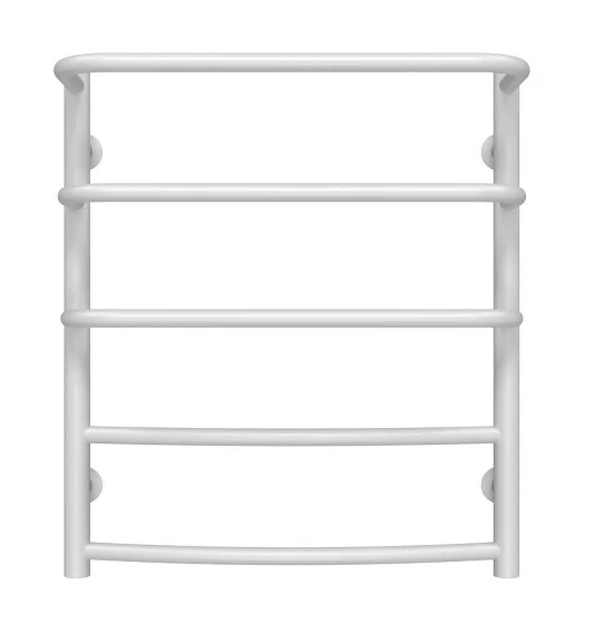 Полотенцесушитель водяной Deffi Каскад Дуга П5 400х600 нижнее подключение белый C.KD.60.40.5.W.A