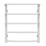 Полотенцесушитель водяной Deffi Каскад Дуга П5 500х600 боковое левое подключение белый C.KD.60.50.5.W.B