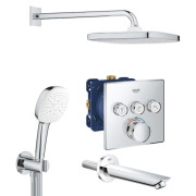 Душова система Grohe Grohtherm SmartControl з термостатом на 3 споживача хром UA26415SC6