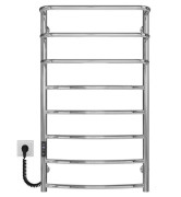 Электрический полотенцесушитель Deffi Каскад Дуга П8 500х900 левое подключение JD03 хром C.KD.90.50.8.E.C.L.1