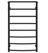 Полотенцесушитель водяной Deffi Каскад Дуга П8 500х900 нижнее подключение черный C.KD.90.50.8.B.A