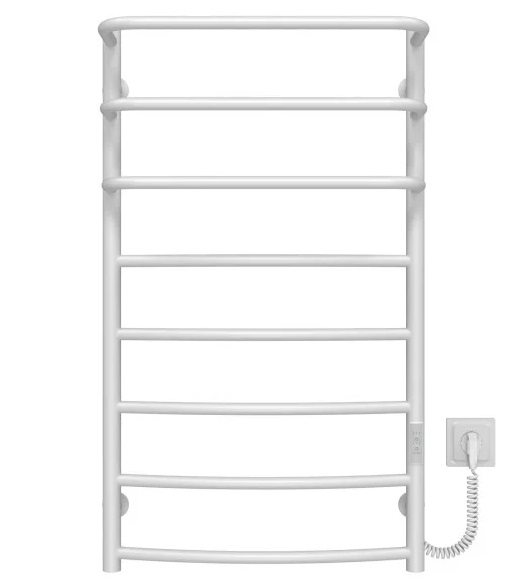 Электрический полотенцесушитель Deffi Каскад Дуга П8 500х900 правое подключение WD03 белый C.KD.90.50.8.E.W.R.3