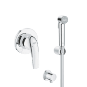 Гигиенический душ со смесителем скрытого монтажа Grohe BauCurve с Tempesta-F хром UA11104401