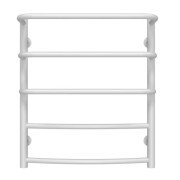 Полотенцесушитель водяной Deffi Каскад Дуга П5 500х600 нижнее подключение белый C.KD.60.50.5.W.A