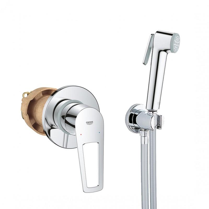 Гігієнічний душ із змішувачем прихованого монтажу Grohe BauLoop New с Tempesta-F хром UA11104202