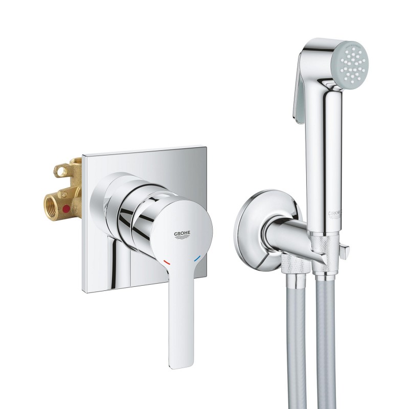Гигиенический душ со смесителем скрытого монтажа Grohe Lineare с Tempesta-F хром UA111198000