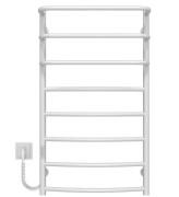 Електрична сушарка для рушників Deffi Каскад Дуга П8 500х900 ліве підключення WD03 білий C.KD.90.50.8.E.W.L.3