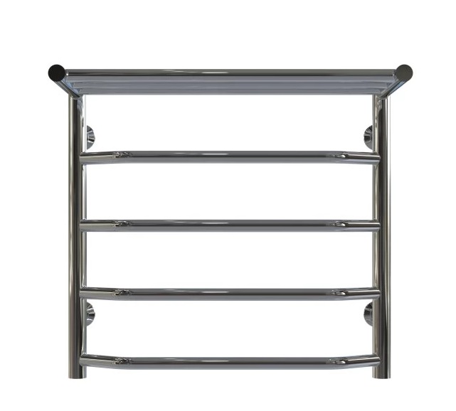 Сушка для рушників водяна Deffi Трапеція з полицею П5 500х500 нижнє підключення хром C.TP.50.50.5.C.A