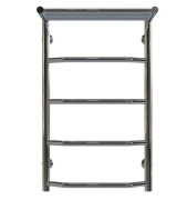 Сушка для рушників водяна Deffi Трапеція з полицею П5 400х700 нижнє підключення хром C.TP.70.40.5.C.A