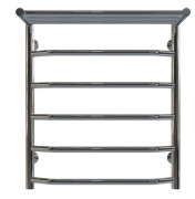 Полотенцесушитель водяной Deffi Трапеция с полкой П6 500х600 нижнее подключение хром C.TP.60.50.6.C.A