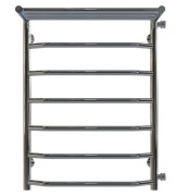 Полотенцесушитель водяной Deffi Трапеция с полкой П7 500х700 боковое правое подключение хром C.TP.70.50.7.C.C