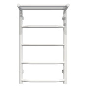 Сушка для рушників водяна Deffi Трапеція з полицею П5 400х700 нижнє підключення білий C.TP.70.40.5.W.A