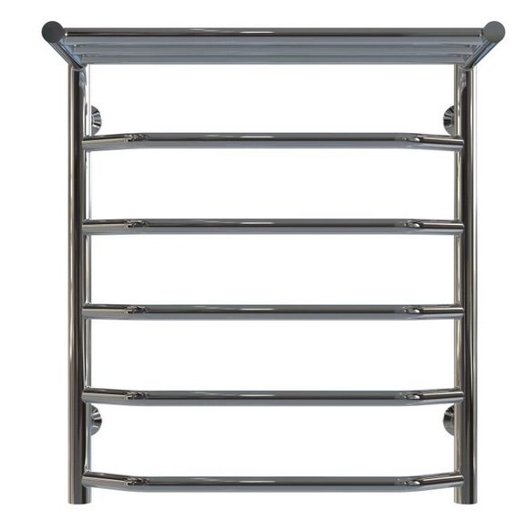 Сушка для рушників водяна Deffi Трапеція з полицею П6 500х600 нижнє підключення хром C.TP.60.50.6.C.A