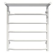 Сушка для рушників водяна Deffi Трапеція з полицею П6 500х600 нижнє підключення білий C.TP.60.50.6.W.A