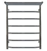 Сушка для рушників водяна Deffi Трапеція з полицею П7 500х700 нижнє підключення хром C.TP.70.50.7.C.A