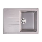 Мойка для кухни Sink Quality Titanite 1KKO 68x49,5x21,5 с переливом наногранит серый TIT.D.1KKO.X