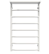 Сушка для рушників водяна Deffi Трапеція з полицею П8 500х900 нижнє підключення білий C.TP.90.50.8.W.A