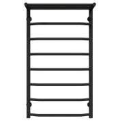 Сушка для рушників водяна Deffi Трапеція з полицею П8 500х900 нижнє підключення чорний C.TP.90.50.8.B.A