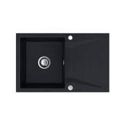 Мойка для кухни Sink Quality Obsidian 1KDO 79x50x20,5 с переливом наногранит парча OBS.B.1KDO.X