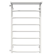 Сушка для рушників водяна Deffi Трапеція з полицею П8 500х900 бічне ліве підключення білий C.TP.90.50.8.W.B