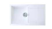 	Мойка для кухни Sink Quality SINK 1KDOL 78X46X21,5 см с переливом наногранит белый SINK.W.1KDOL.X