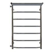 Сушка для рушників водяна Deffi Трапеція з полицею П7 500х800 бічне ліве підключення хром C.TP.80.50.7.C.B