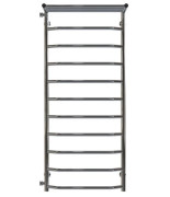 Сушка для рушників водяна Deffi Трапеція з полицею П11 500х1200 бічне ліве підключення хром C.TP.120.50.11.C.B