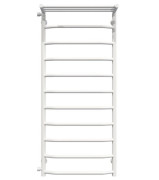 Сушка для рушників водяна Deffi Трапеція з полицею П11 500х1200 бічне ліве підключення білий C.TP.120.50.11.W.B