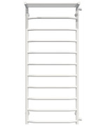 Сушка для рушників водяна Deffi Трапеція з полицею П11 500х1200 бічне праве підключення білий C.TP.120.50.11.W.C