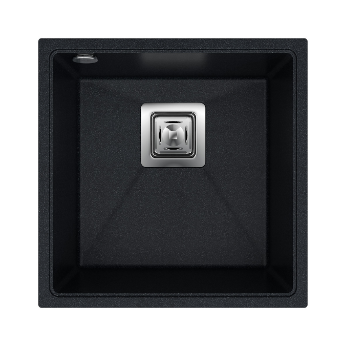 Мойка для кухни Sink Quality Argon 1KBO 50 42x42x22,5 с переливом наногранит парча ARG.B.1KBO.50