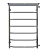 Полотенцесушитель водяной Deffi Трапеция с полкой П7 500х800 боковое правое подключение хром C.TP.80.50.7.C.C