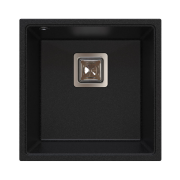 Мойка для кухни Sink Quality Argon 1KBO 50 42x42x22,5 с переливом наногранит графит ARG.G.1KBO.50