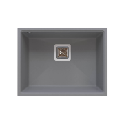 Мойка для кухни Sink Quality Argon 1KBO 60 55x42x22,5 с переливом наногранит серый ARG.D.1KBO.60