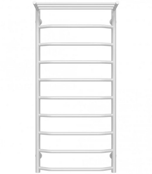 Сушка для рушників водяна Deffi Трапеція з полицею П10 500х1100 нижнє підключення білий C.TP.110.50.10.W.A