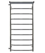 Полотенцесушитель водяной Deffi Трапеция с полкой П10 500х1100 боковое левое подключение хром C.TP.110.50.10.C.B