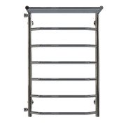 Полотенцесушитель водяной Deffi Трапеция с полкой П7 500х800 боковое левое подключение хром C.TP.80.50.7.C.B