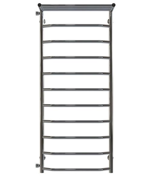 Сушка для рушників водяна Deffi Трапеція з полицею П11 500х1200 бічне ліве підключення хром C.TP.120.50.11.C.B