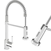 Змішувач для кухні Sink Quality Solid одноважільний з гнучким виливом хром BSL-ch